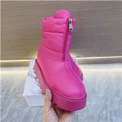 Женские ботинки-дутики яркого сочного цвета  Экспорт в Россию 🧡продавец предупреждает, что могут быть следы клея