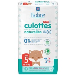 Biolane Pants - Culottes Naturelles - Taille 5 - 12-18kg - 40 couches