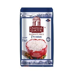 INDIA GATE India gate premium indian basmati white rice Премиум белый рис Басмати 1кг