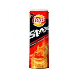Картофельные чипсы со вкусом чили и кальмара Hot Chili Squid от Lay's 110 гр / Lay's Stax Stax hot Chili Squid Flavour Chips 110g
