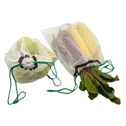 Мешочки для упаковки и хранения овощей и фруктов, размер 30 х 35
