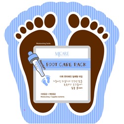 MJCARE PREMIUM FOOT CARE PACK Увлажняющая маска-носочки для ног 33,6г