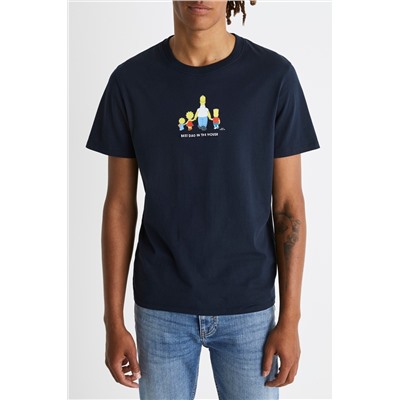Camiseta Los Simpson Azul marino