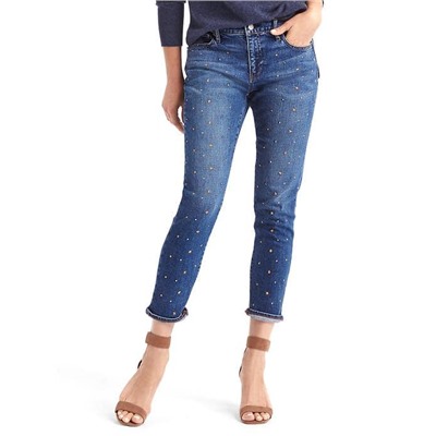 AUTHENTIC 1969 stud best girlfriend jeans