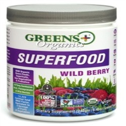 Greens Plus, Органический суперпродукт, Дикая ягода, 8.46 унций (240 г)