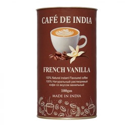 BHARAT BAZAAR Natural Instant Flavoured coffee Vanilla Кофе натуральный со вкусом французской ванил