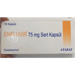 ENFLUVİR 75 mg sert kapsül  Тамифлю - это лекарство для лечения гриппа, инфекционного заболевания, вызываемого вирусом