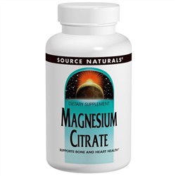 Source Naturals, Магния цитрат, 133 мг, 180 капсул