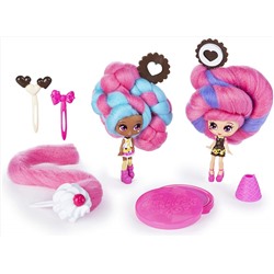 Candylocks BFF 2 Pack, 3-Inch Cora Crème & Charli Chip, Jilly Jelly & Donna Nut, Kerry Berry & Beau Nana, Kerry Berry & Beau Nana, Mint Choco Chick & Choco Lisa, Scented Collectible Dolls with Accessories