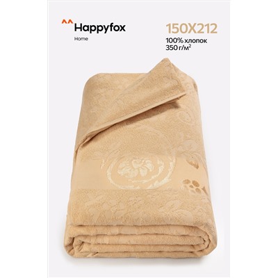 Махровая простыня 150Х212 Happy Fox Home