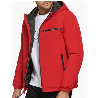 Water Resistant Hooded Jacket Calvin Klein