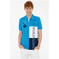 U.S. Polo Assn. Mavi Erkek T-Shirt G081SZ011.000.1202843