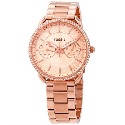 FOSSIL Tailor Rose Gold Dial Ladies Multifunction Watch Item No. ES4264