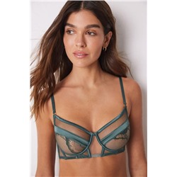 INTUITIVE Sujetador bustier encaje verde