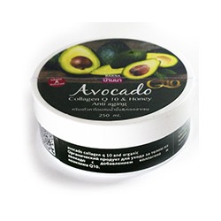 Крем для тела Авокадо, Коллаген И Мед 250 мл / Banna Avocado Collagen Q10 & Honey Anti Aging 250 ml