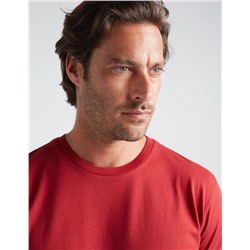 Basic T-shirt, Men, Dark Red