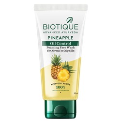 BIOTIQUE Pineapple Oil Control Foaming Face Wash Гель для умывания для жирной кожи с мякотью ананаса  50мл