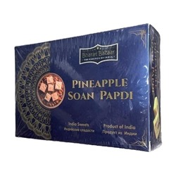 BHARAT BAZAAR Soan Papadi Pineapple Сладости Соан Папди со вкусом Ананасом 250г