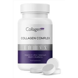 Collagen Forte Platinum 5 Tip Kolajen Complex Tip 1,2,3,5 Ve Tip 10 Biotin, Çinko, Selenyum, Vitamin C & Açai, 90 Tablet 8682340348213