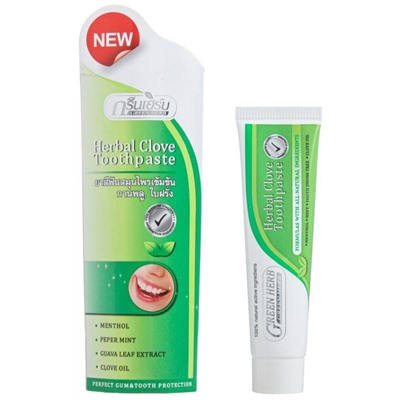 GREEN HERB Toothpaste Зубная паста растительная 30г