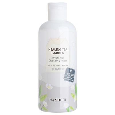 [THE SAEM] Средство для снятия макияжа БЕЛЫЙ ЧАЙ Vegan Healing Tea Garden White Tea Cleansing Water, 300 мл