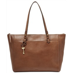 Fossil Rachel Leather Tote With Zipper