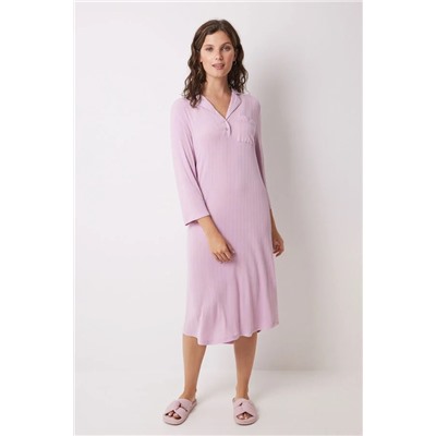 Camisón midi soft touch rosa