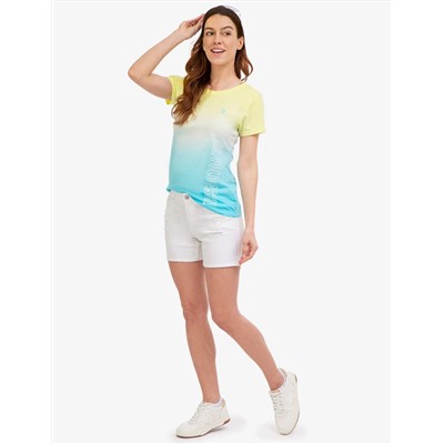 U.S. POLO ASSN. DIP DYE GRAPHIC T-SHIRT