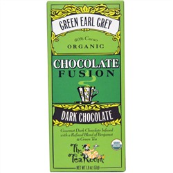 The Tea Room, Шоколадный напиток Chocolate Fusion с черным шоколадом, Зеленый Ерл Грей, 1.8 унций (51 г)