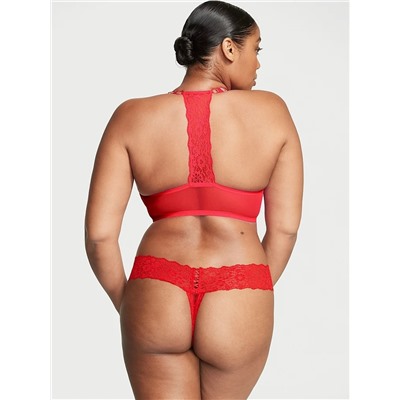 THE LACIE Lace Lace-Up Thong Panty