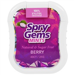 Xlear, Spry Germs, мятные ягоды, 40 штук, 25 г