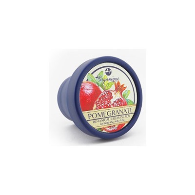 Органический кремовый скраб «Гранат» от Organique 110 гр  / Organique  Pomegranate Botanical cream scrub 110 g