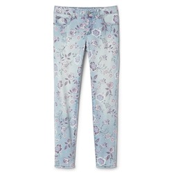 Super Skinny Jeans with Floral Print in High Stretch