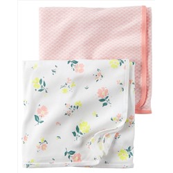 2-Pack Babysoft Swaddle Blankets