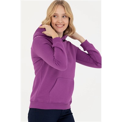 Kadın Violet Basic Sweatshirt