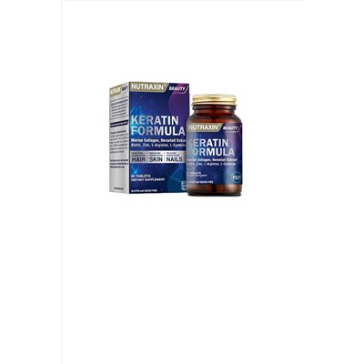Nutraxin Biotin, Çinko Ve B Vitaminleri Ile Kükürt Içeren Keratin Formula 60 Tablet mdmntr39