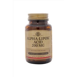 Solgar Alpha Lipoic Acid 200 Mg 50 Kapsül 8699653659641