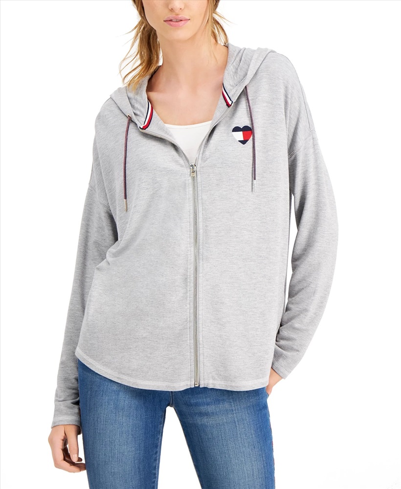 tommy embroidered hoodie