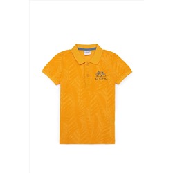 Erkek Çocuk Sarı Polo Yaka Tişört