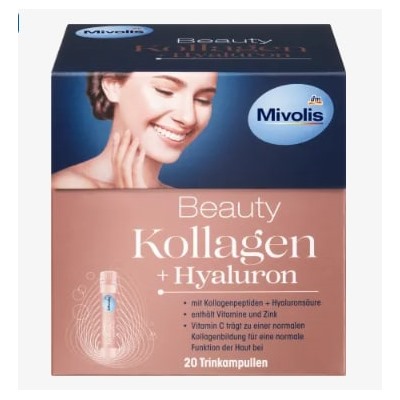 Beauty Kollagen + Hyaluron, Trinkampullen, 20 St., 500 ml