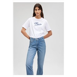Mavi Jeans Baskılı Beyaz Tişört Regular Fit / Normal Kesim 1612421-620