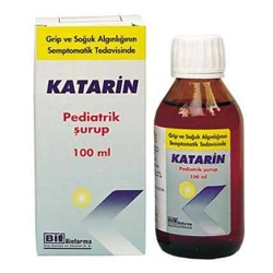 KATARIN pediatrik şurup 100 ml(название лекарства на русском / аналоги Катарин)