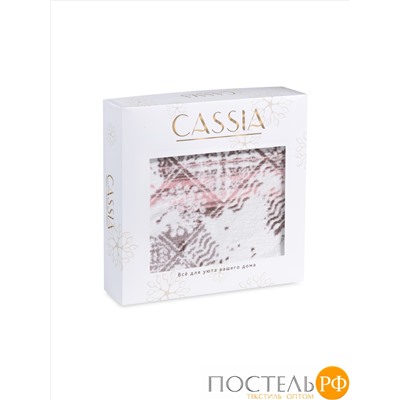 CASSIA РОКСАНА роз Плед 130x180, 1 пр., 60% хл., 40% акрил