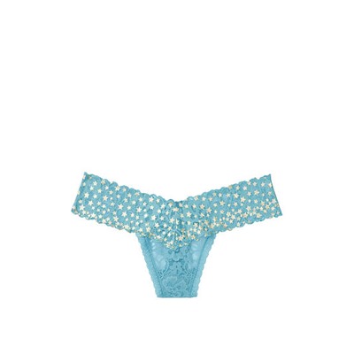 THE LACIE Floral Lace Thong Panty