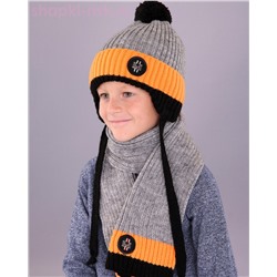 03-43-M (52-54) (шапка+шарф) Комплект