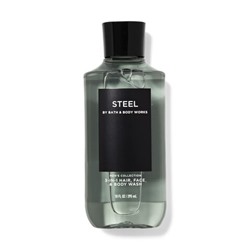 STEEL 3-in-1 Hair, Face & Body Wash