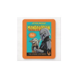 Make it One of a Kind The Mandalorian Holding Child Retro Comic Cover Mouse Pad