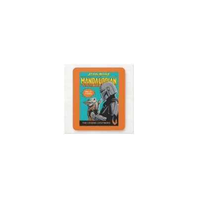 Make it One of a Kind The Mandalorian Holding Child Retro Comic Cover Mouse Pad