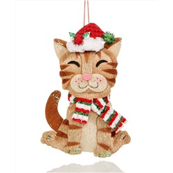 Holiday Lane Pets Smiling Cat Ornament Created for Macy's