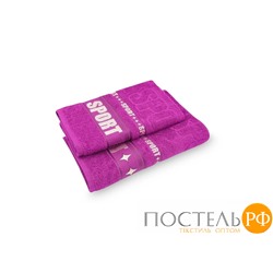Полотенце Sport 70х140 см Розовый плотность 450 г/м2